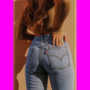 Levi's Wedgie Fit Blue Jeans Size 25